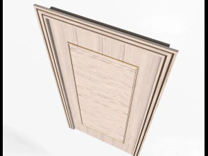 carved door blinds 04 3D Model