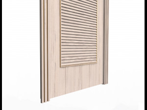 carved door blinds 04 3D 모델
