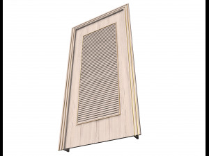 carved door blinds 04 3D 모델