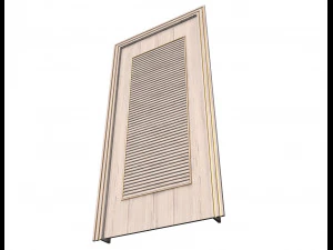 carved door blinds 04 3D Model