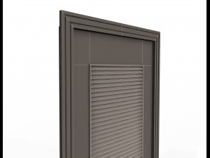 carved door blinds 04 3D 모델