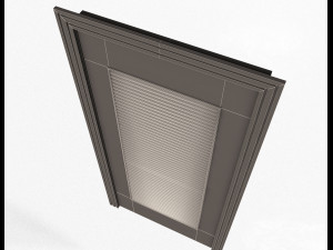 carved door blinds 04 3D 모델