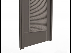 carved door blinds 04 3D 모델