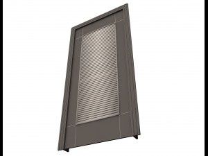 carved door blinds 04 3D 모델