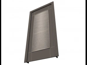 carved door blinds 04 3D Model