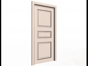 carved door classic 06 3D Model