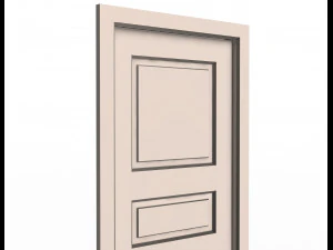 carved door classic 06 3D Model