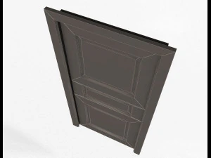 carved door classic 06 3D Model