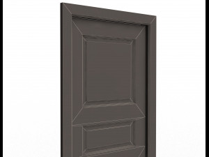 carved door classic 06 3D Model