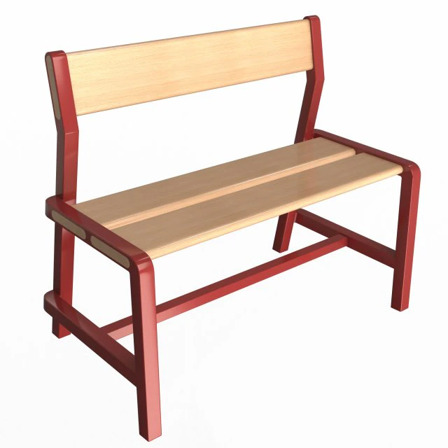 bench 3D Model .c4d .max .obj .3ds .fbx .stl .blend 