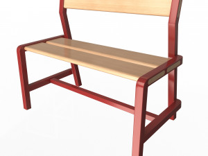bench 3Dモデル