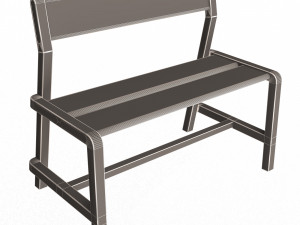bench 3Dモデル