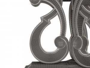 hooker accent table 3D-Modell
