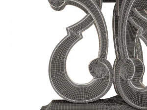 hooker accent table 3D Model