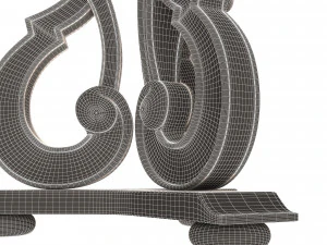 hooker accent table 3D Model