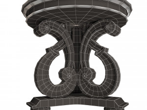 hooker accent table 3D-Modell