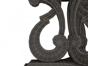 hooker accent table 3D Model