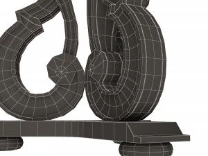 hooker accent table 3D Model