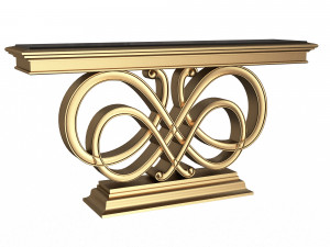 luxury console table 03 Model 3D