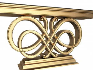 luxury console table 03 3D Model