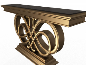 luxury console table 03 3D Model