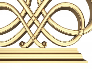 luxury console table 03 3D Model