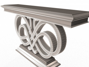 luxury console table 03 3D Model