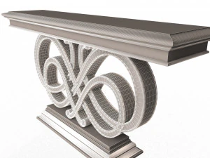 luxury console table 03 3D Model