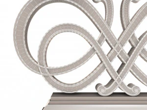 luxury console table 03 3D Model