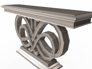 luxury console table 03 3D Model