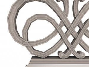 luxury console table 03 3D Model