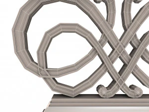 luxury console table 03 3D Model