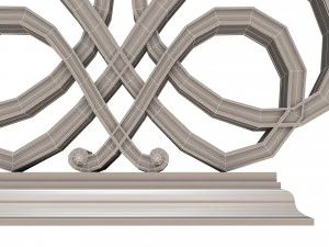 luxury console table 03 3D Model