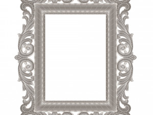 classic frame 03 3D Модель