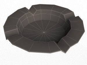 ashtray 02 Modelo 3D