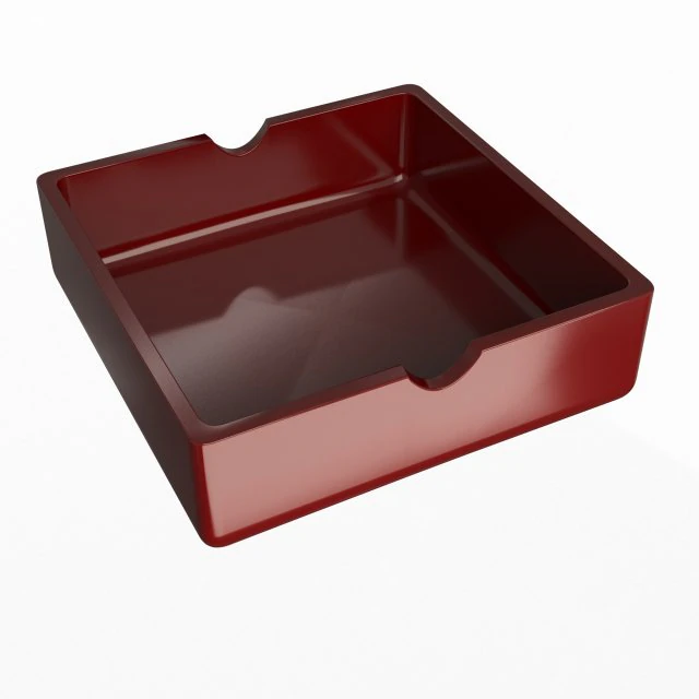 ashtray 03 3D Model .c4d .max .obj .3ds .fbx .stl .blend 