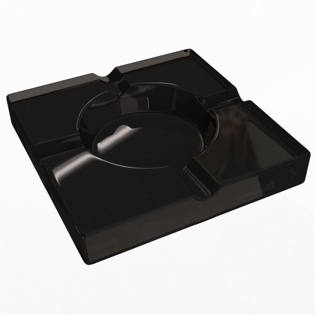 ashtray 04 3D Model .c4d .max .obj .3ds .fbx .stl .blend 