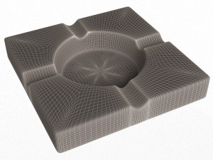 ashtray 04 3D Model