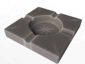 ashtray 04 3D Model