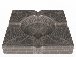 ashtray 04 3D Model