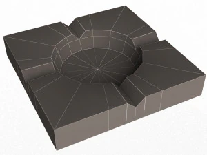 ashtray 04 3D Model