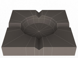 ashtray 04 3D Model