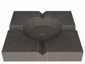ashtray 04 3D Model