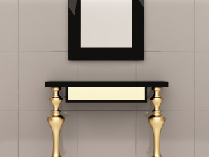 luxury console table 02 Model 3D