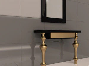 luxury console table 02 3D Model