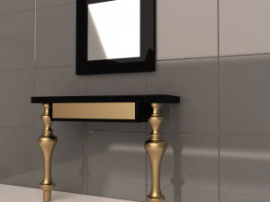 luxury console table 02 3D Model