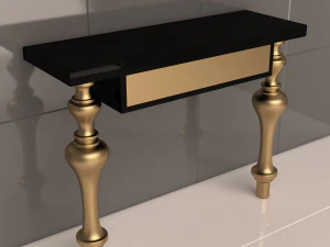 luxury console table 02 3D Model
