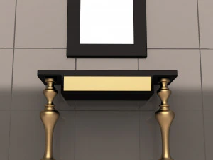 luxury console table 02 3D Model