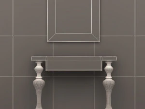 luxury console table 02 3D Model