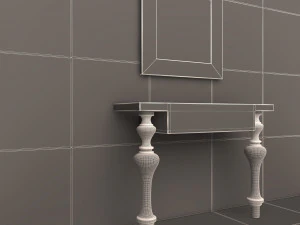 luxury console table 02 3D Model